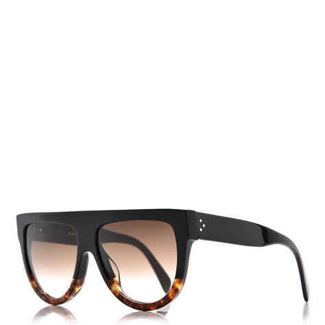 celine shadow sunglasses black tort|Celine.